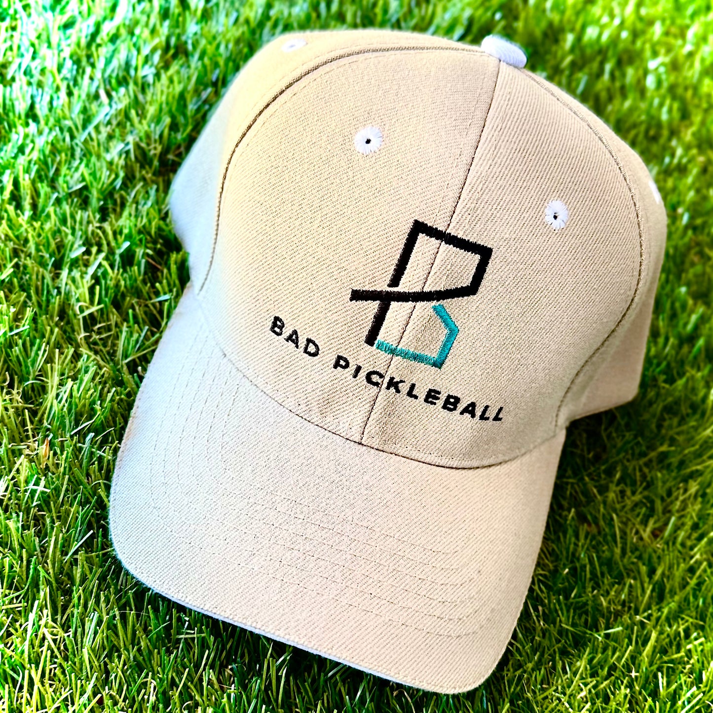 Bad Pickleball Beige Hard Cap