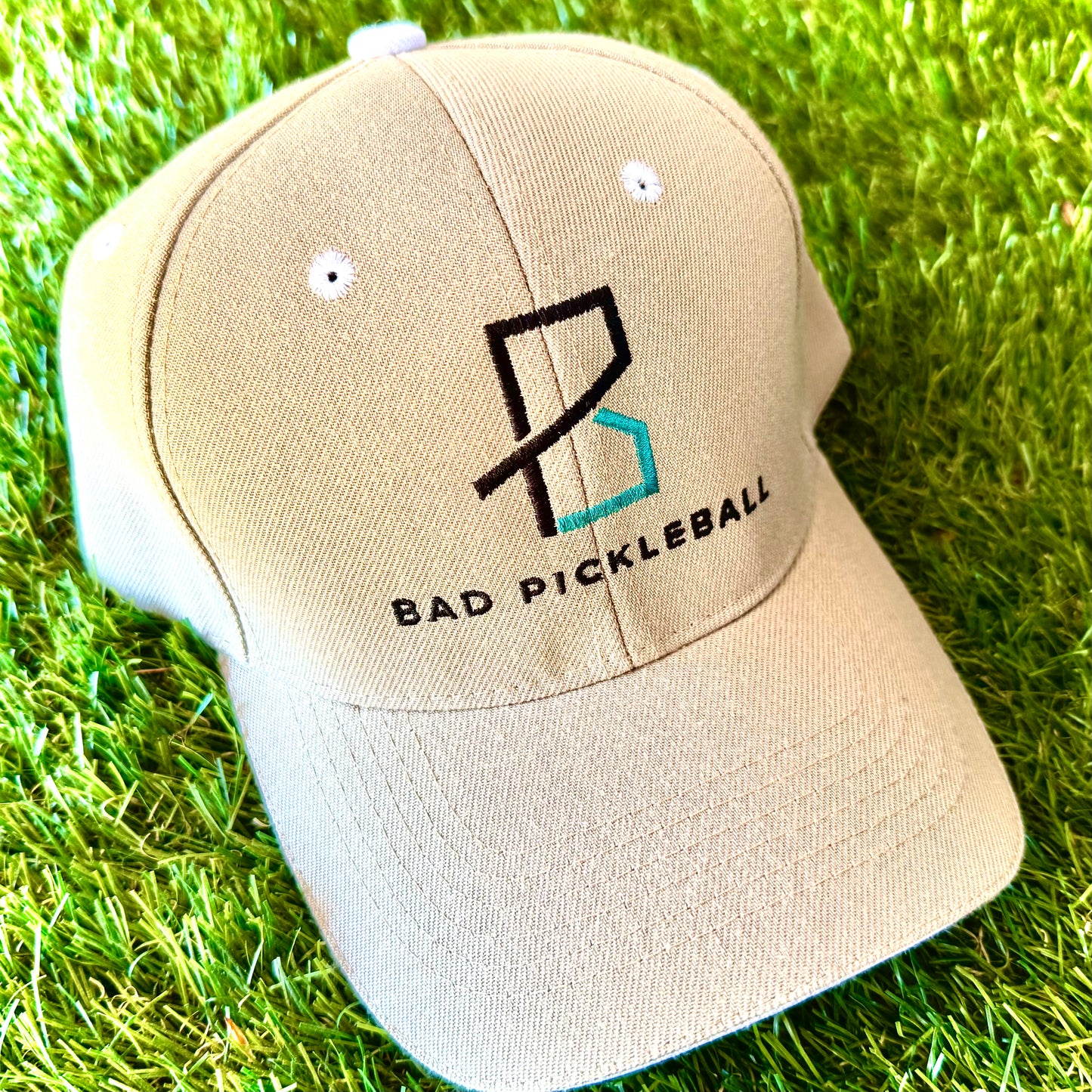 Bad Pickleball Beige Hard Cap