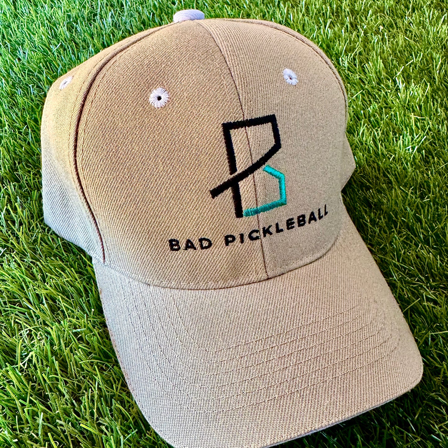 Bad Pickleball Beige Hard Cap